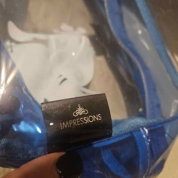 Clear Lilo and Stitch Clear Clutch bag with Tag - Picture 3 of 7